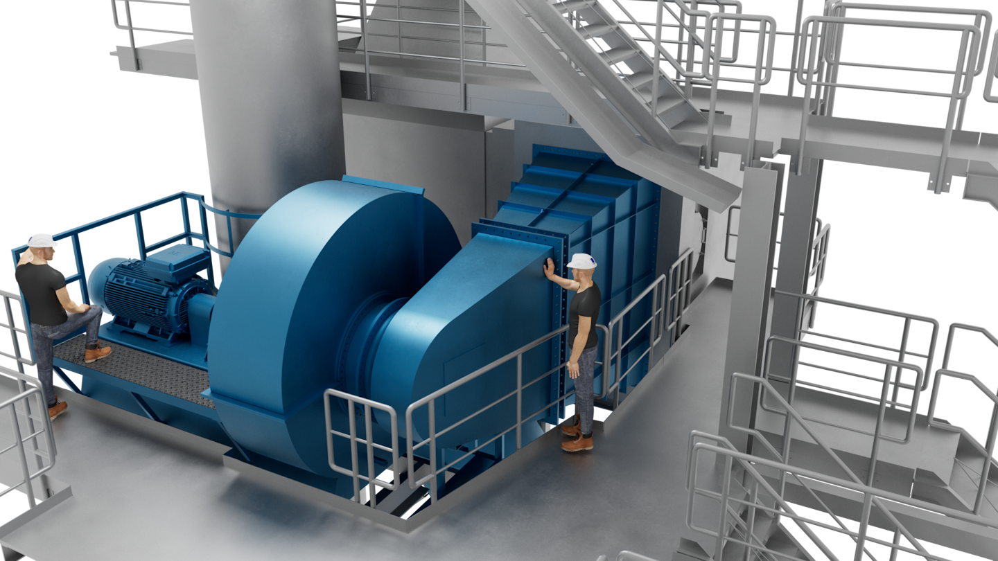 Saugzug 3D Rendering