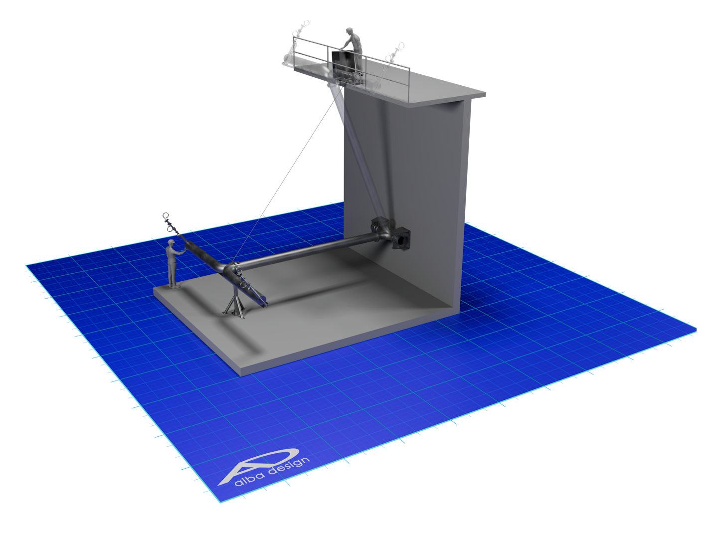 Wasseraufbereitung 3D Rendering