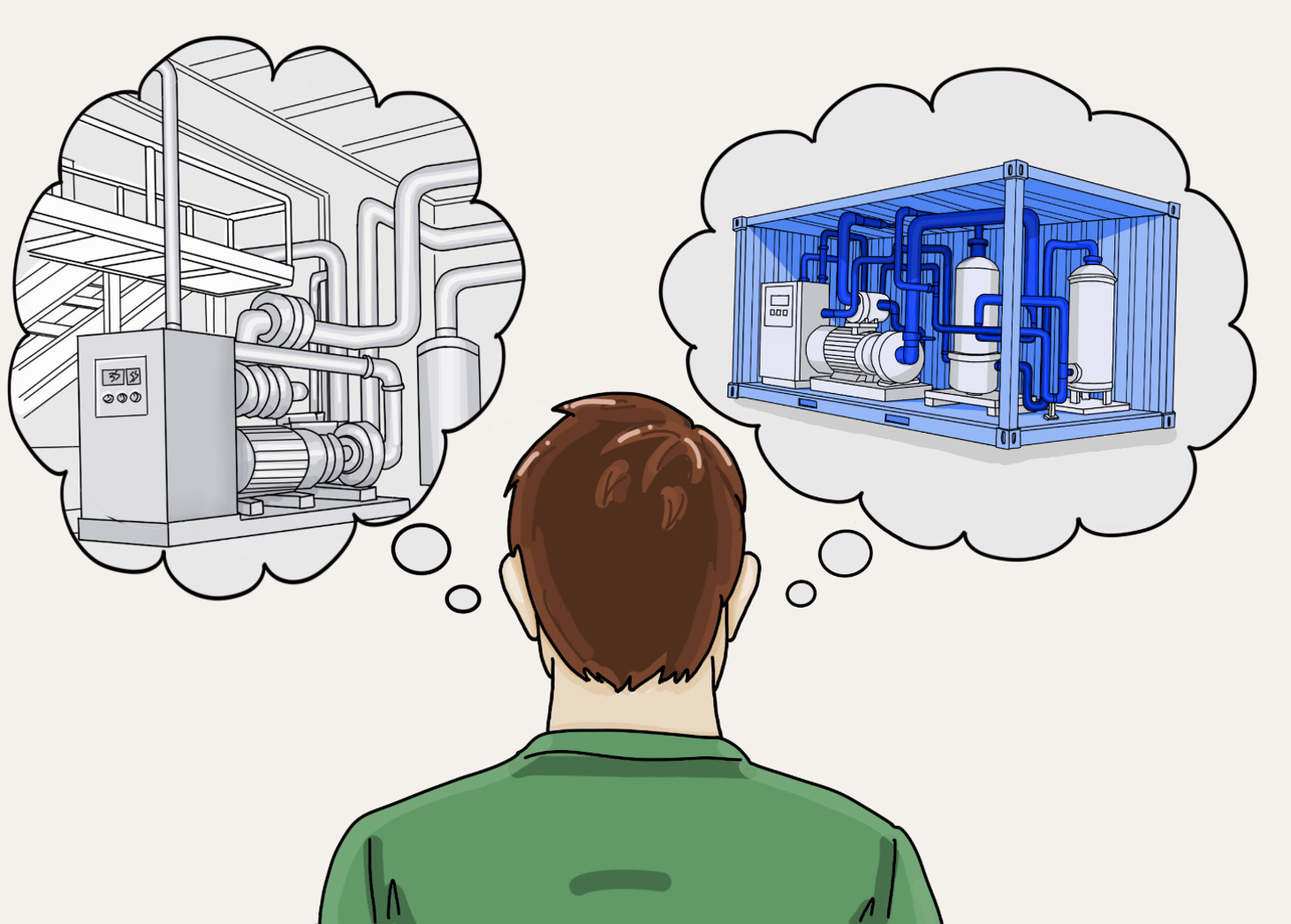 Container-Lösung im Vergleich
